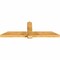 Ekena Millwork Eugene Rough Sawn Timber Gable Bracket, Western Red Cedar, 72"W x 24"H x 4"D x 6"F, 8/12 Pitch GBW072X24X0406EUG00RWR - alternate 2
